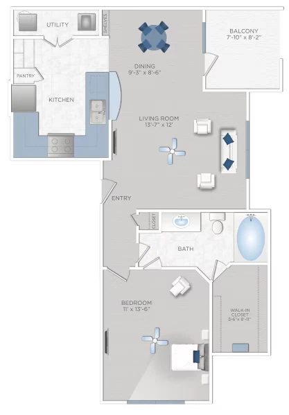 EMORY (A3) 1138 floor plan